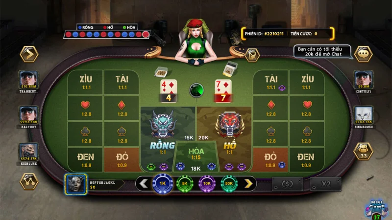 Tìm hiểu kinh nghiệm giúp ván Rồng Hổ thắng thật dễ