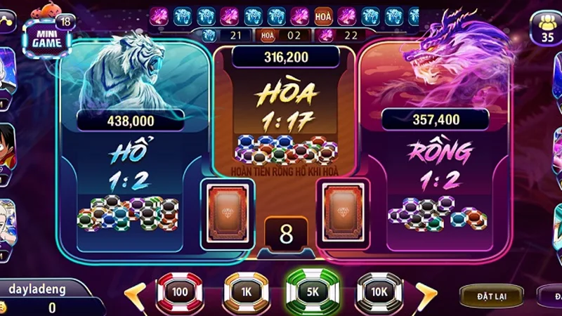 Mẹo chơi Rồng Hổ để ván game luôn được thắng tiền 3 Nên quan sát kỹ để giúp cho ván chơi Rồng Hổ thành công hơn